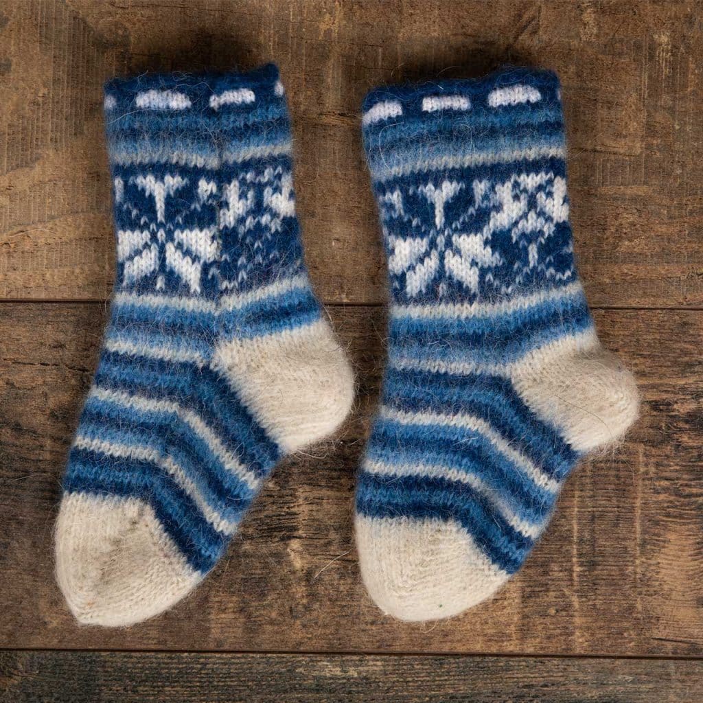 Chaussettes pour enfants en laine de chèvre - Adis