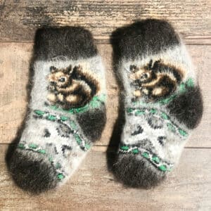 Chaussettes enfant en laine de chèvre - Belchenock