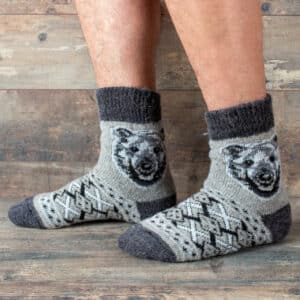 Chaussettes en laine - Grizzly