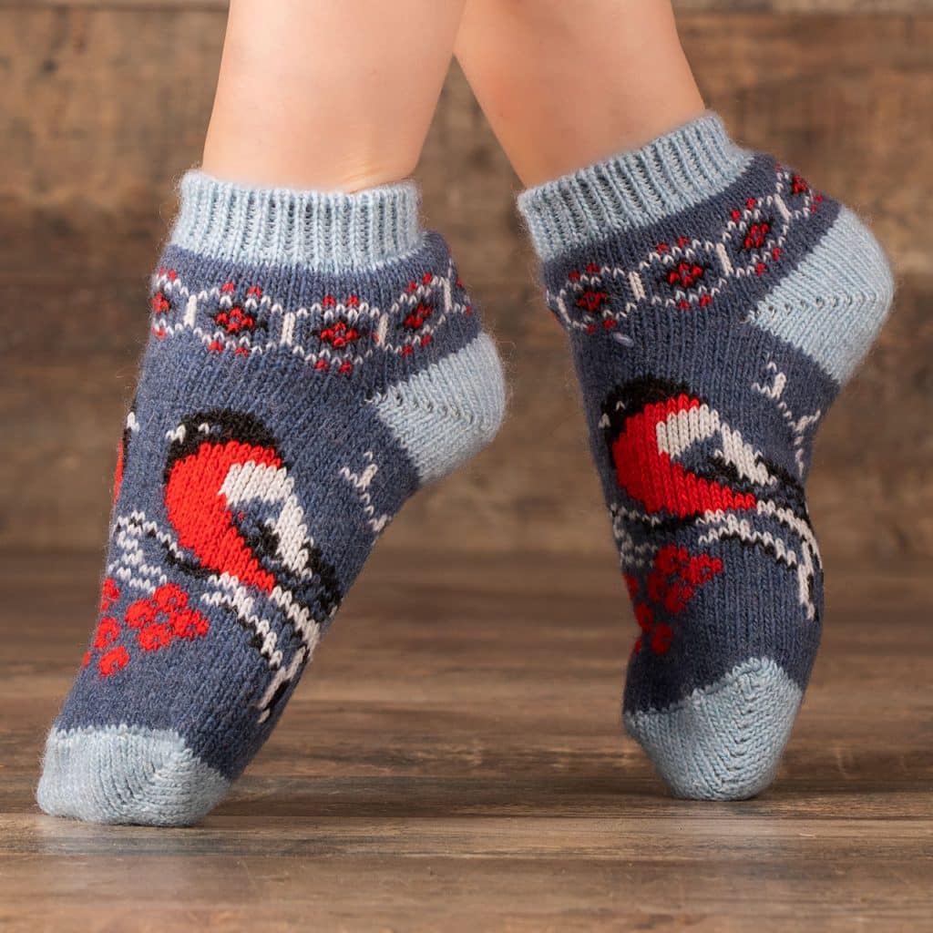 Chaussettes en laine pour baskets - Lulyushka