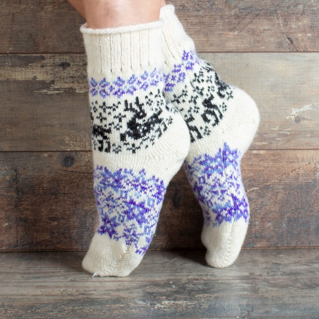 Chaussettes en laine - Nadezda