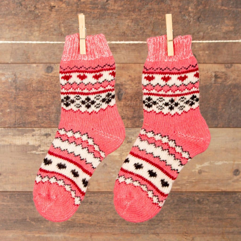 Chaussettes en laine pour enfants - Oktyabrenka