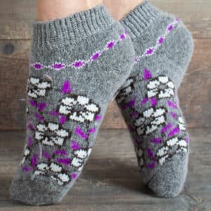 Chaussettes en laine pour baskets - Polyanka