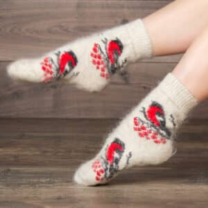 Chaussettes en laine de chèvre - Primoedraya