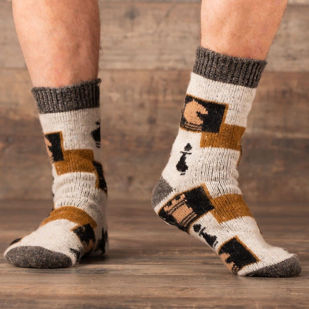 Chaussettes en laine - Chess