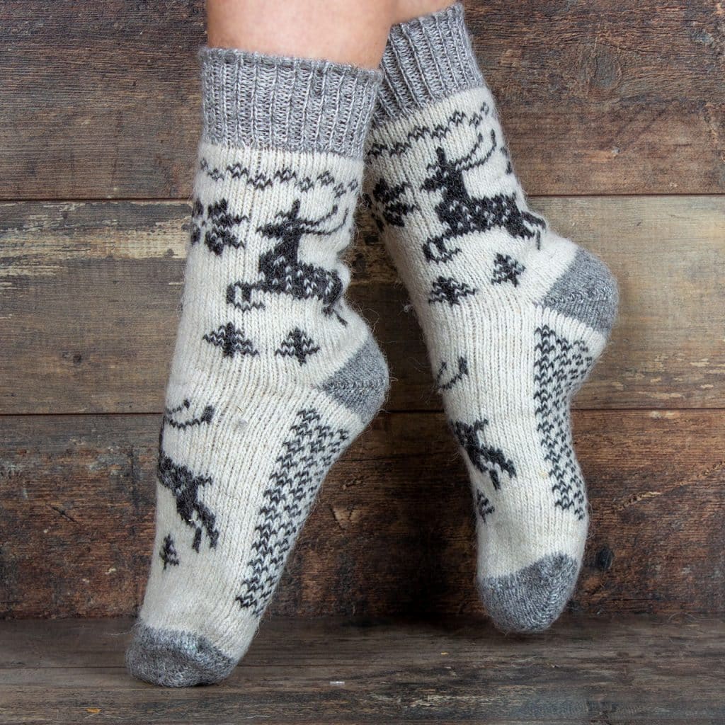 Chaussettes en laine - Snegovinka