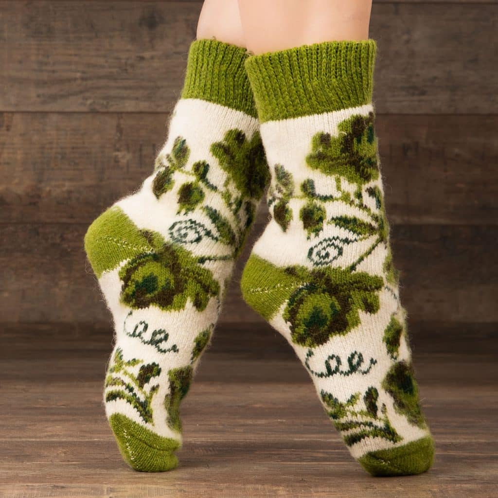 Chaussettes en laine - Zapadnaya