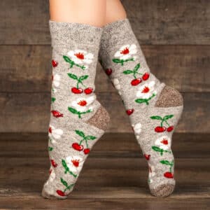 Chaussettes en laine - Cherry