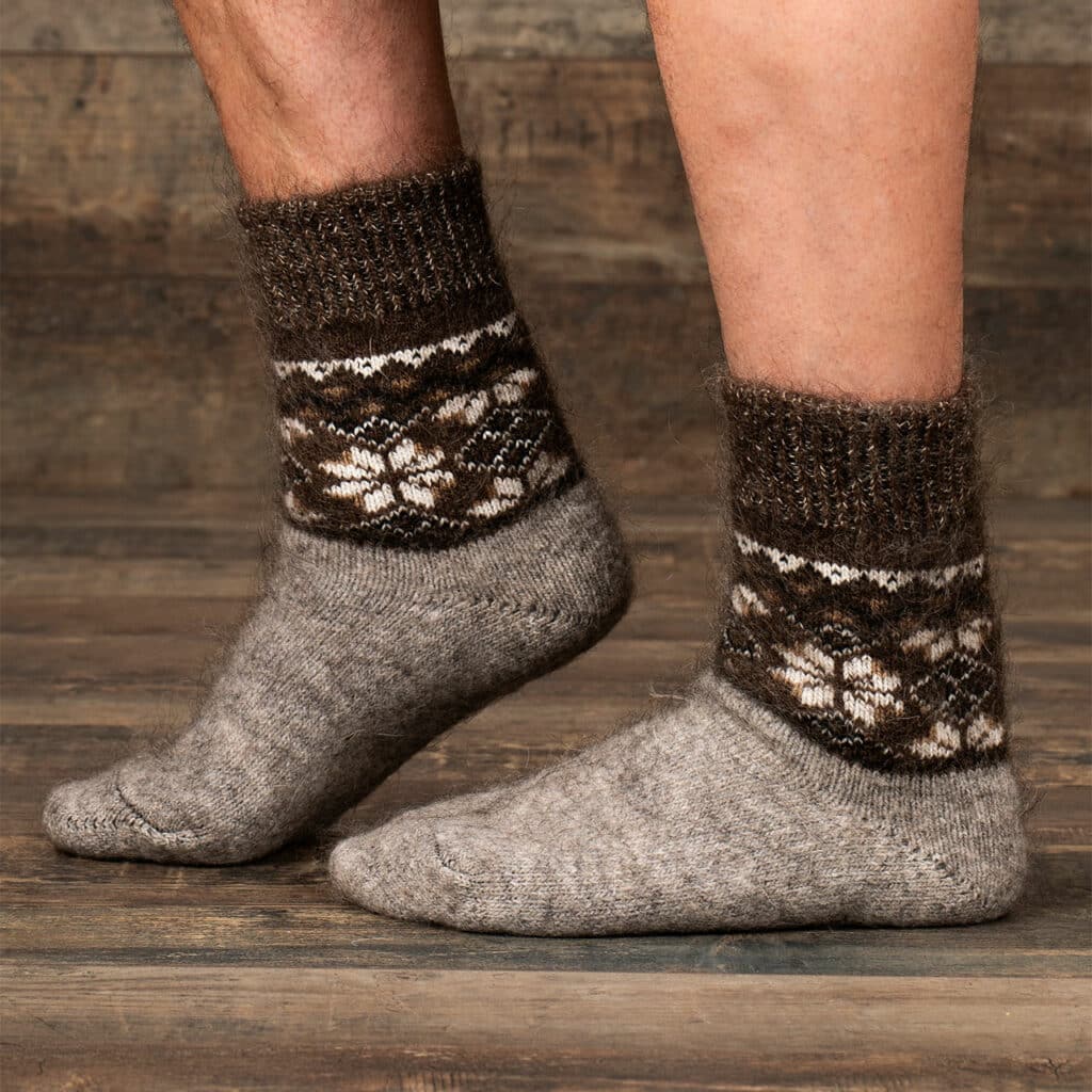 Chaussettes en laine de chèvre - Loktev