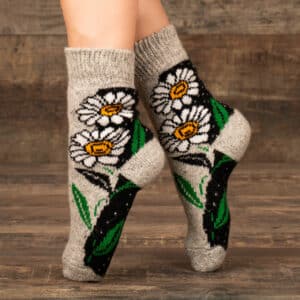 Chaussettes en laine - Romashka