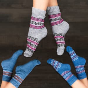 Ensemble de chaussettes en laine - Komplekt Galinka