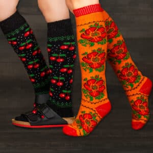 Ensemble de chaussettes à genoux en laine - Miranda Komplekt