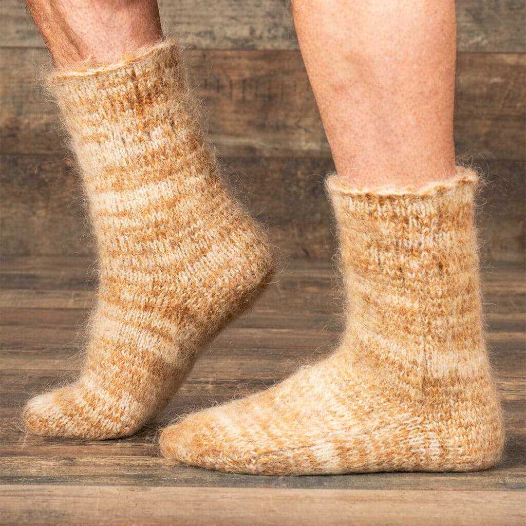 Chaussettes en laine de chèvre - Selsky