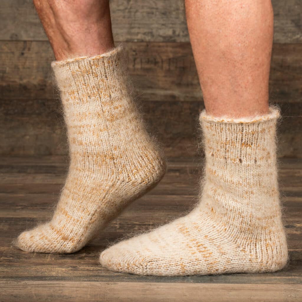 Chaussettes en laine de chèvre - Selsovet