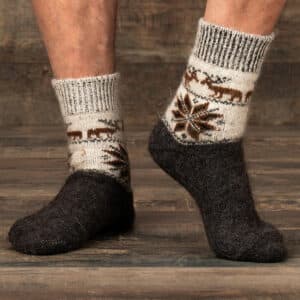 Chaussettes en laine de chèvre - Snezhan