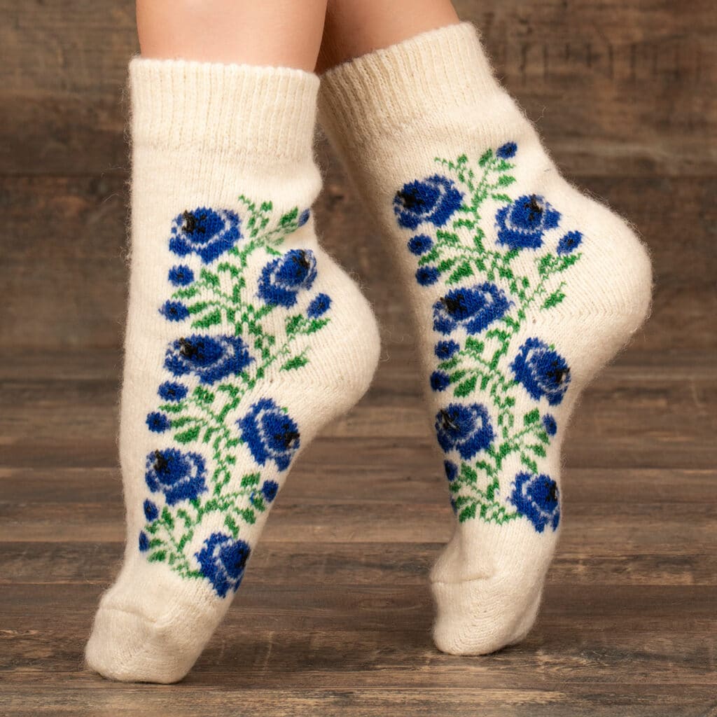 Chaussettes en laine - Vozdushna