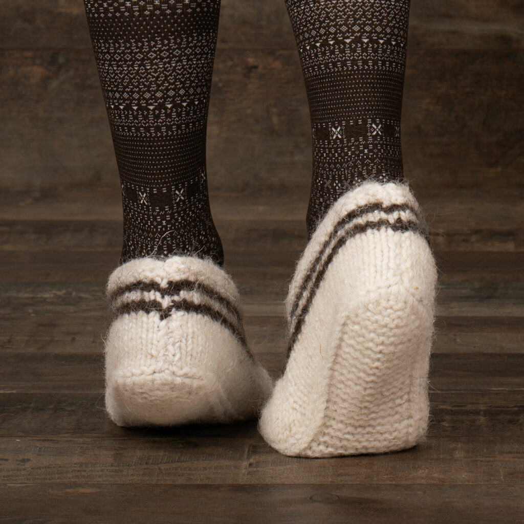 Chaussons en laine - Tapochka