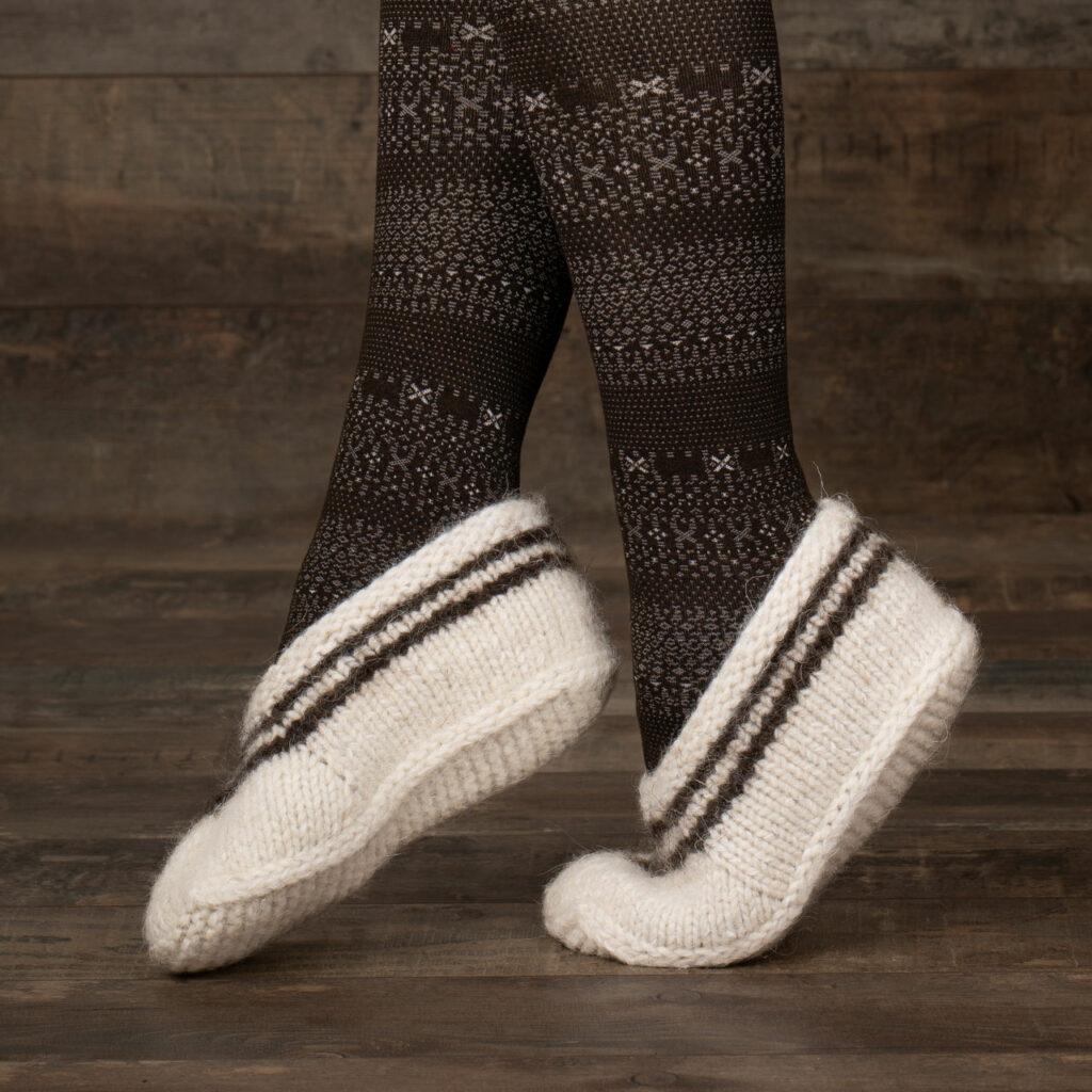 Chaussons en laine - Tapochka