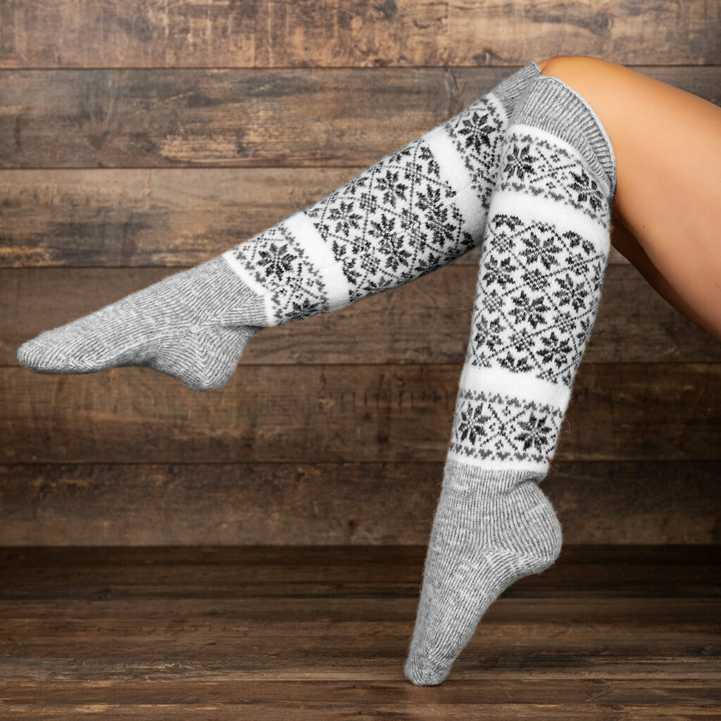 Chaussettes chaudes en laine - Malusha